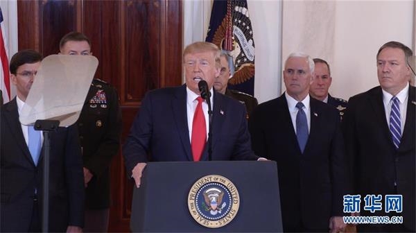 (国际)(1)特朗普说伊朗袭击未造成美方人员伤亡